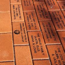 Engraved Paver Installation at Hammond Railroad Park